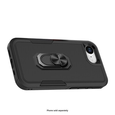 SaharaCase Raider Series Phone Case for iPhone 16e, Shock Absorbing, Scorpion Black (CP00816)