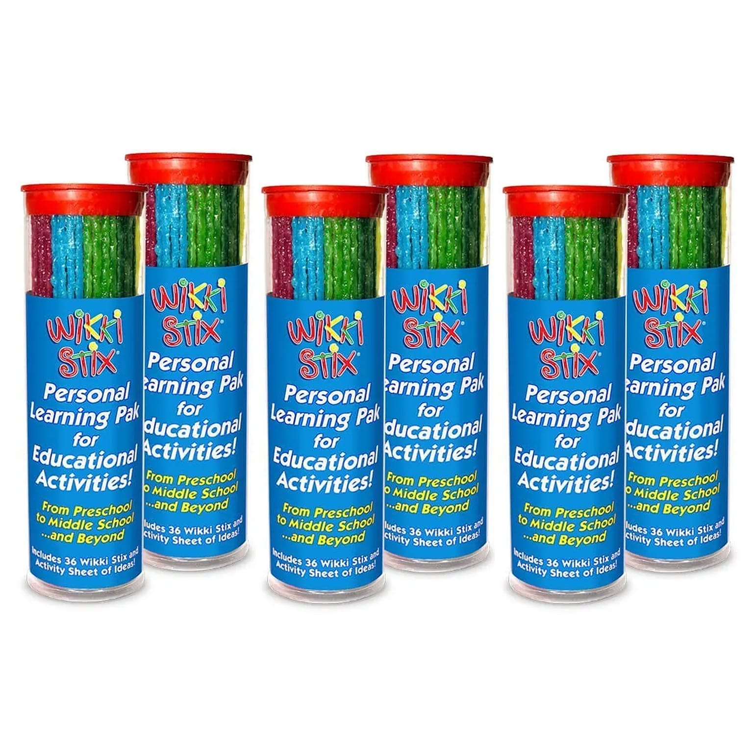 Wikki Stix Personal Learning Pak, 6/Set (WKX6103)
