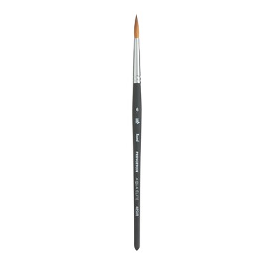 Princeton Aqua Elite Short Handle Watercolor Synthetic Round Brush, 2/Pack (PBXP4850R6-2)