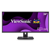 ViewSonic Ergonomic 34 60 Hz LCD Monitor, Black (VG3456)