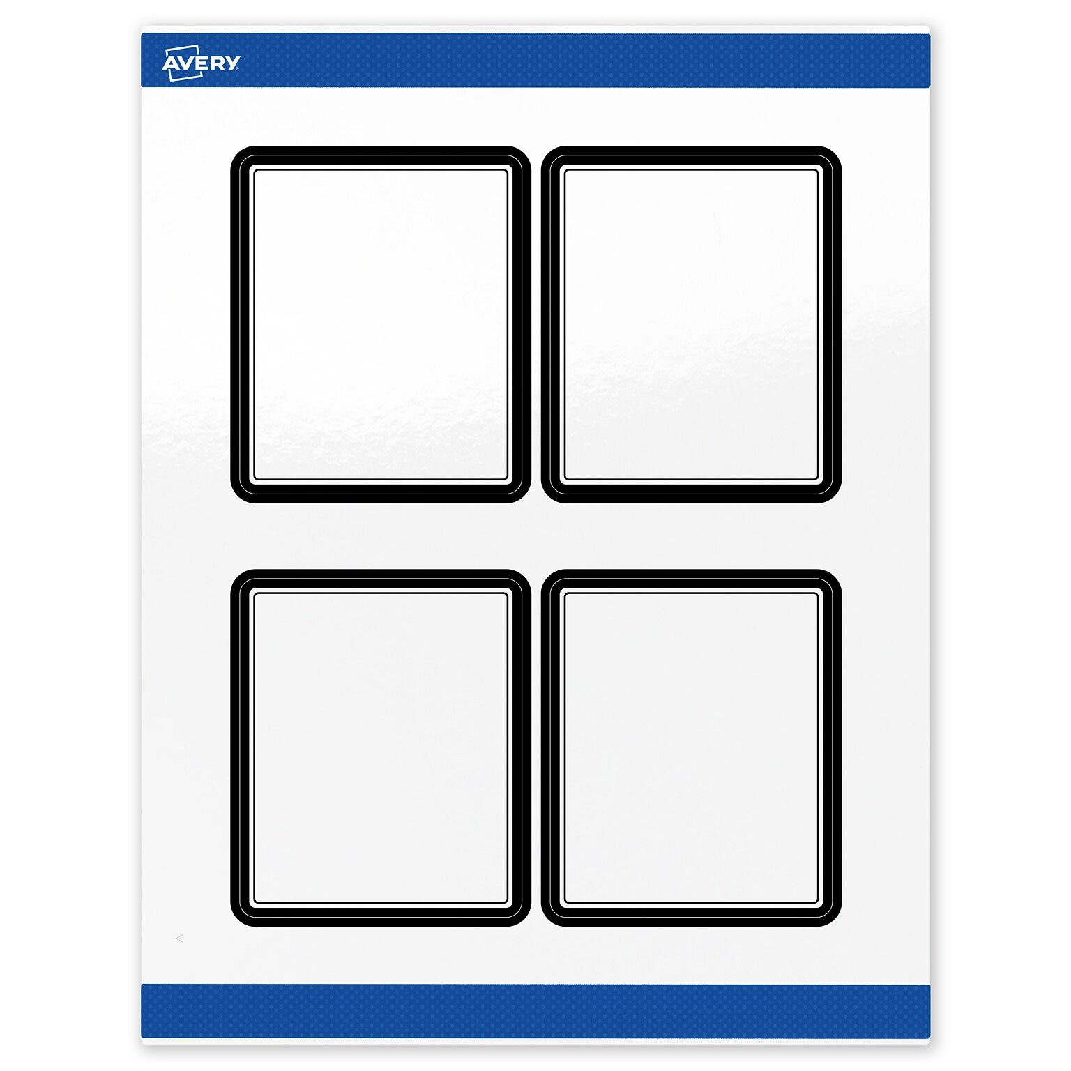 Avery Laser/Inkjet Rectangle Multipurpose Labels, 4 x 3-1/3, White, 40/Pack (S00-DM0)