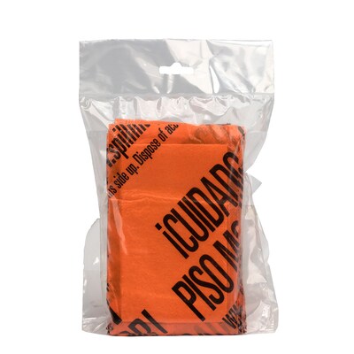 Spill Magic Pocket Multipurpose Absorbent Pad, 4.5 x 6.75, Orange, 30/Pack (250P30)