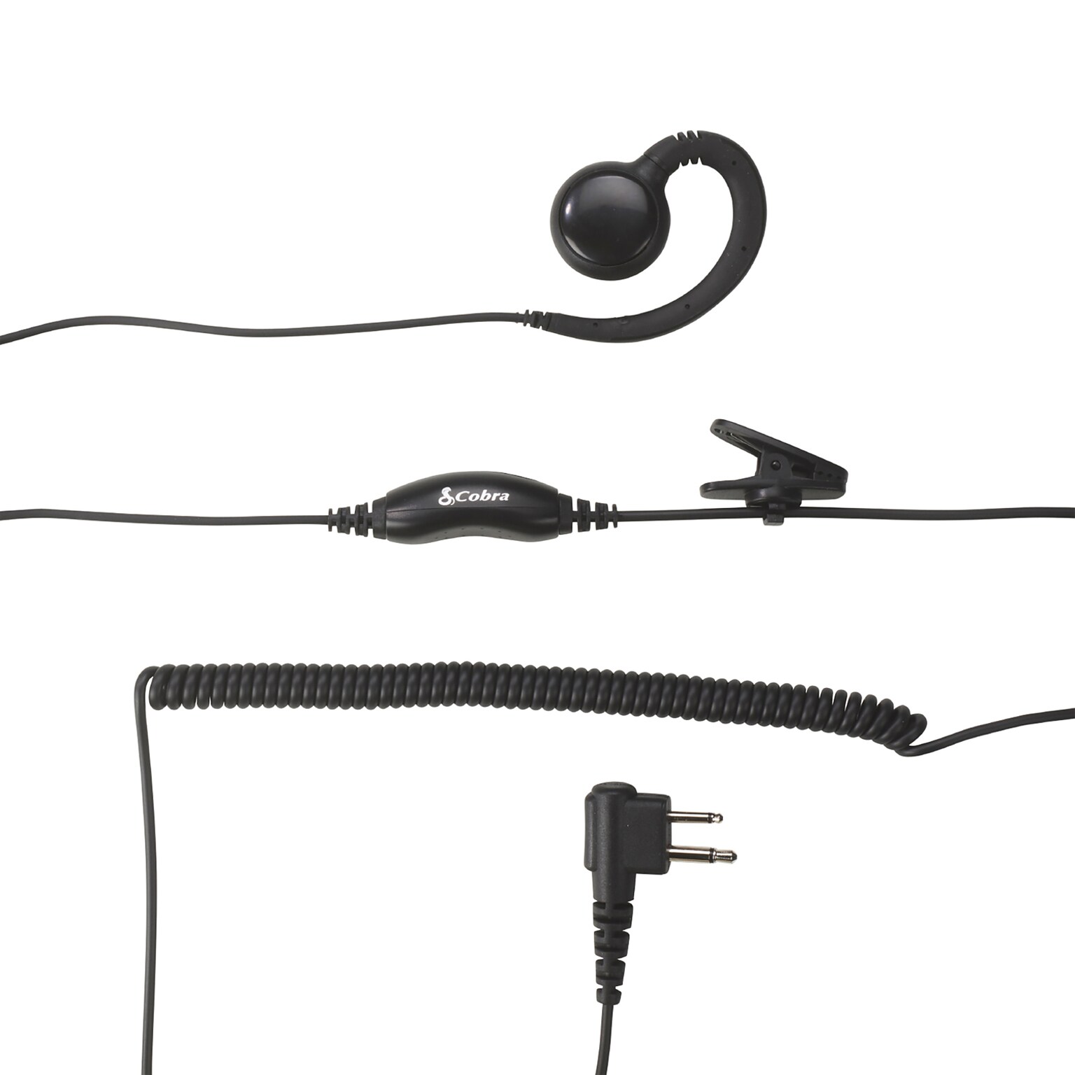 Cobra C-Style Swivel Wrap Around-the-Ear Headset for Cobra Performa 400/450 2-Way Handheld Business Radios, Black (0010099-1)
