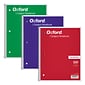 Oxford 1-Subject Notebooks, 8.5" x 11", College Ruled, 100 Sheets, Each (65161)