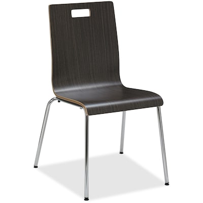 Lorell Bentwood Cafe Chair, Espresso, 2/Carton (LLR99863)