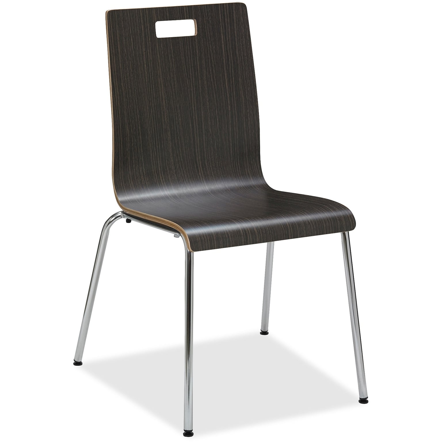 Lorell Bentwood Cafe Chair, Espresso, 2/Carton (LLR99863)