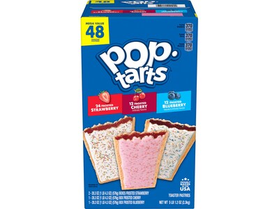 Pop-Tarts Toaster Pastries Variety Pack, 81.2 oz., 48/Box (3800022093)