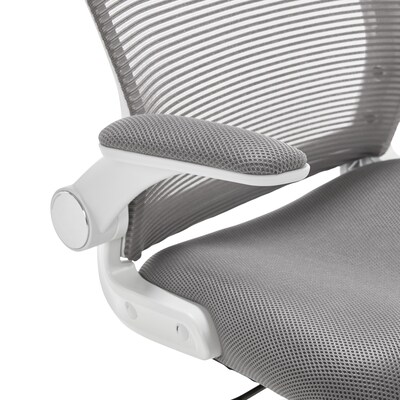 Serta Works Creativity Mesh Back Polyester Computer and Desk Chair, Gray (CHR10023B)