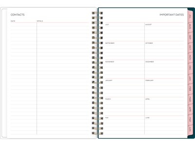 2023-2024 Blue Sky Greta 6.44" x 8.88" Academic Weekly & Monthly Planner, Multicolor (142332)