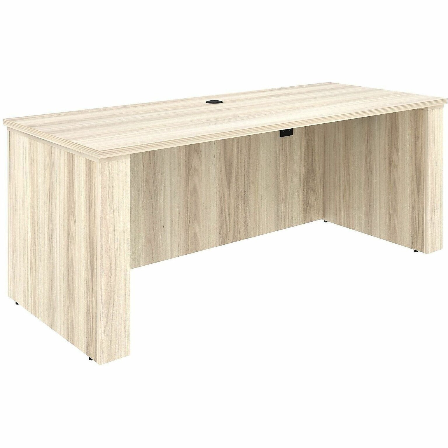 Lorell Essentials 72 W Sit to Stand Executive Desk, Modern Elm (LLR66307)