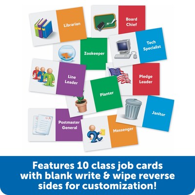 Learning Resources 22-Pocket Helping Hands Pocket Chart, 29.5 x 22 (LER2903)