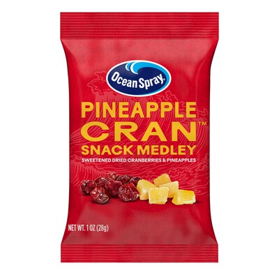 Ocean Spray Pineapple Cran Snack Medley, 1 oz, 10/Pack (307-00425)