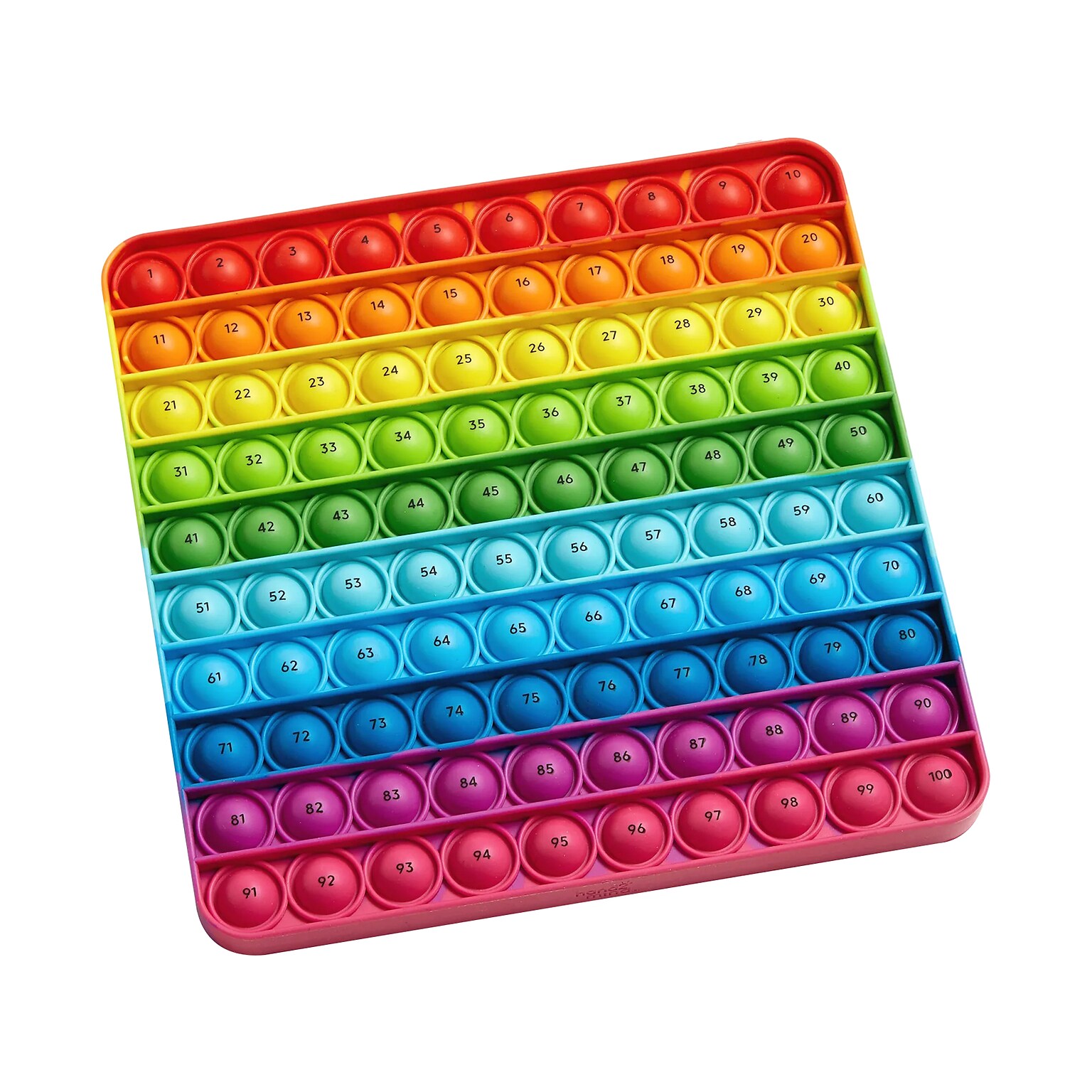 hand2mind Hundred Board Sensory Bubble Popper (95789)