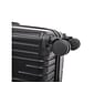 InUSA Drip Polycarbonate/ABS Medium Suitcase, Black (IUDRI00M-BLK)