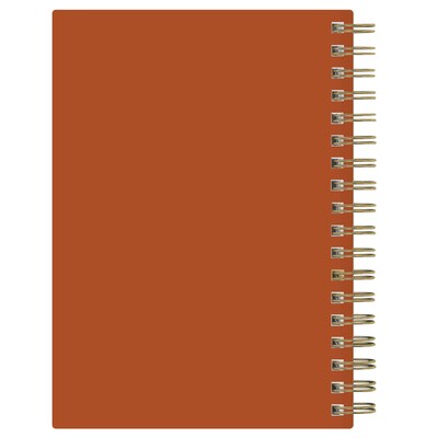 Blue Sky Bespoke Passwords Composition Notebook, 4" x 6" , Terracotta Orange (158226)