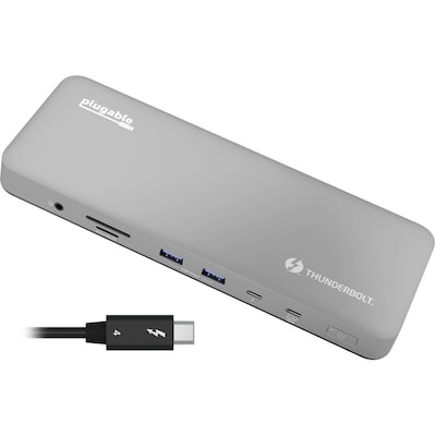 Plugable Thunderbolt 4 Docking Station for Apple M4 MacBook Air & Pro Laptop (TBT-UDM)