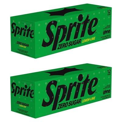 Sprite Zero Sugar Lemon-Lime Soda, 12 oz., 24 Cans/Carton (00049000037111)
