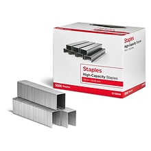 Staples High-Capacity Staples, 3/4 Leg Length, 5000/Box (TR58096)