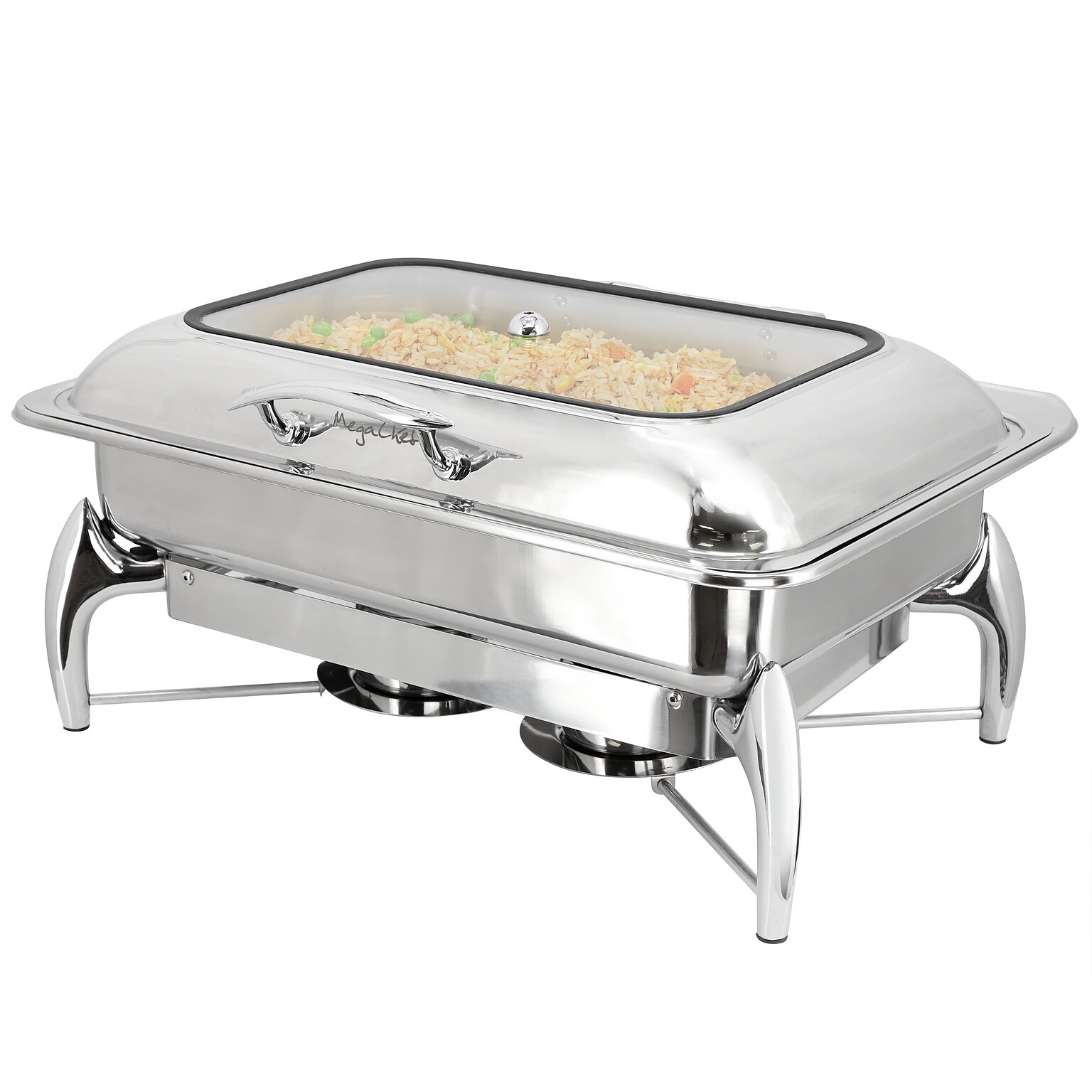 MegaChef 9.5 Qt Stainless Steel Chafing Dish, 935122015M