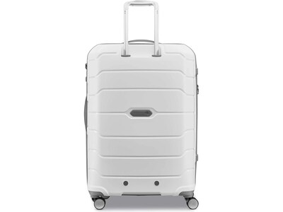 Samsonite Freeform 31.1 Hardside Suitcase, 4-Wheeled Spinner, TSA Checkpoint Friendly, White (78257