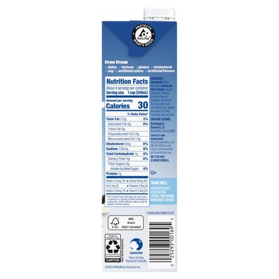 Silk Unsweetened Vanilla Almond Milk, 32oz. (443869)