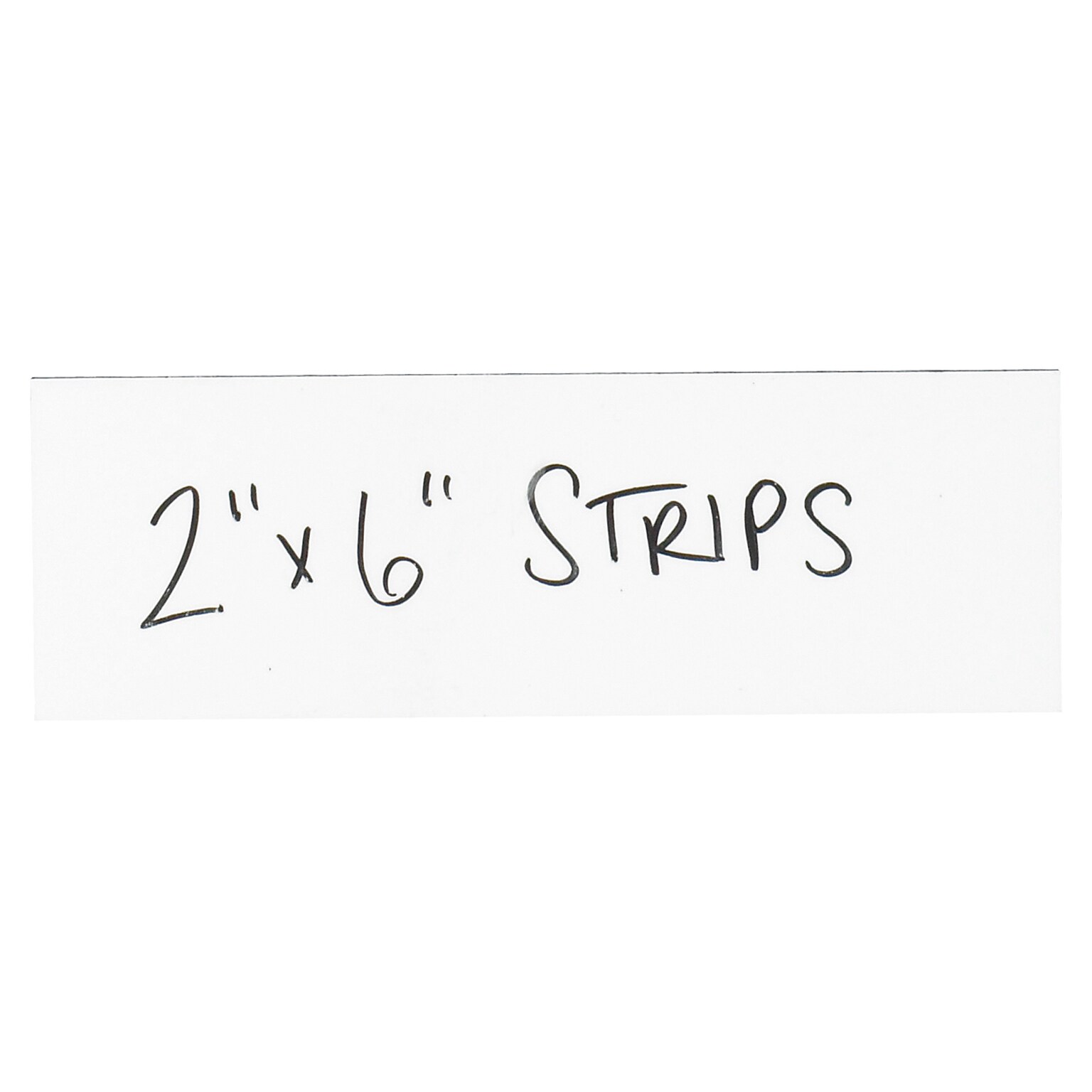 Warehouse Magnetic Strip Labels, 2 x 6, White, 25/Carton (LH178)
