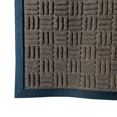 Floortex Doortex Ribmat Indoor / Outdoor Entrance Mat, 72 x 48, Brown (NREMFLLV0110)