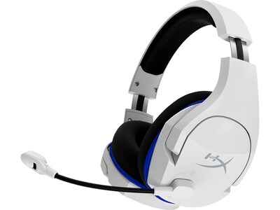 HyperX Cloud Stinger Core Wireless Noise Canceling Stereo Gaming Over-the-Ear Headset, White (4P5J1AA)