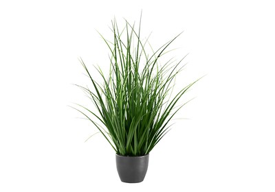 Monarch Specialties Inc. 23 Artificial Grass Plant in Pot (I 9575)