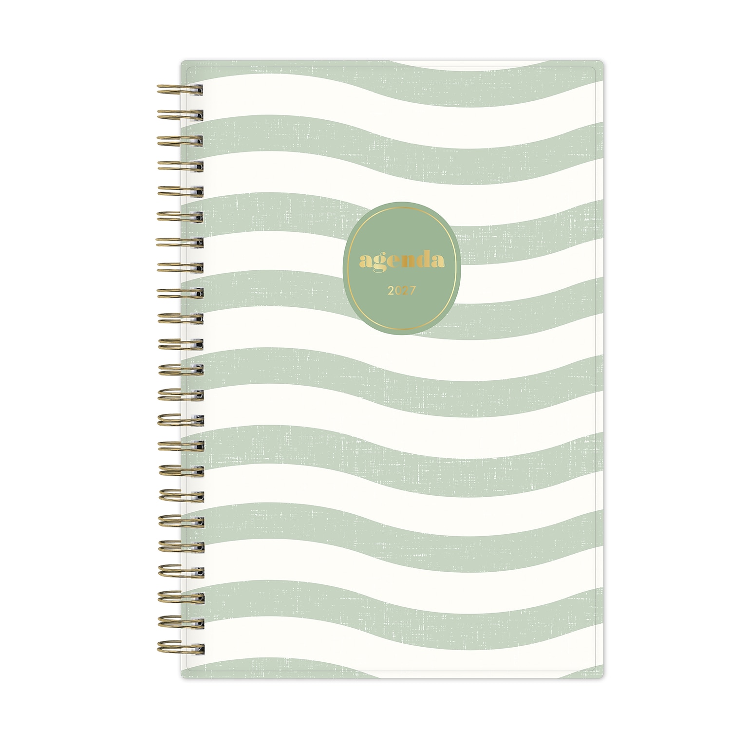 2027 Blue Sky Sincerely Jules 5 x 8 Weekly & Monthly Planner, Green/White (164250)