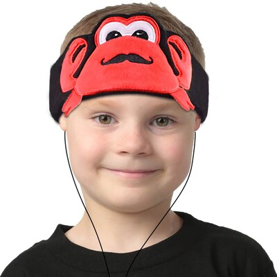 Contixo H1 Adjustable Fleece Headband Headphones, Crab (CNXH1CRAB)