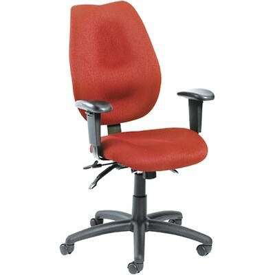Boss® B1002 Series Fabric Task Chair With Arms; Burgundy