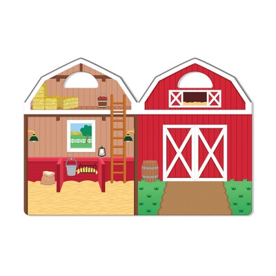 Melissa & Doug On the Farm Puffy Sticker Play Set, Multicolored (51264-CASE)