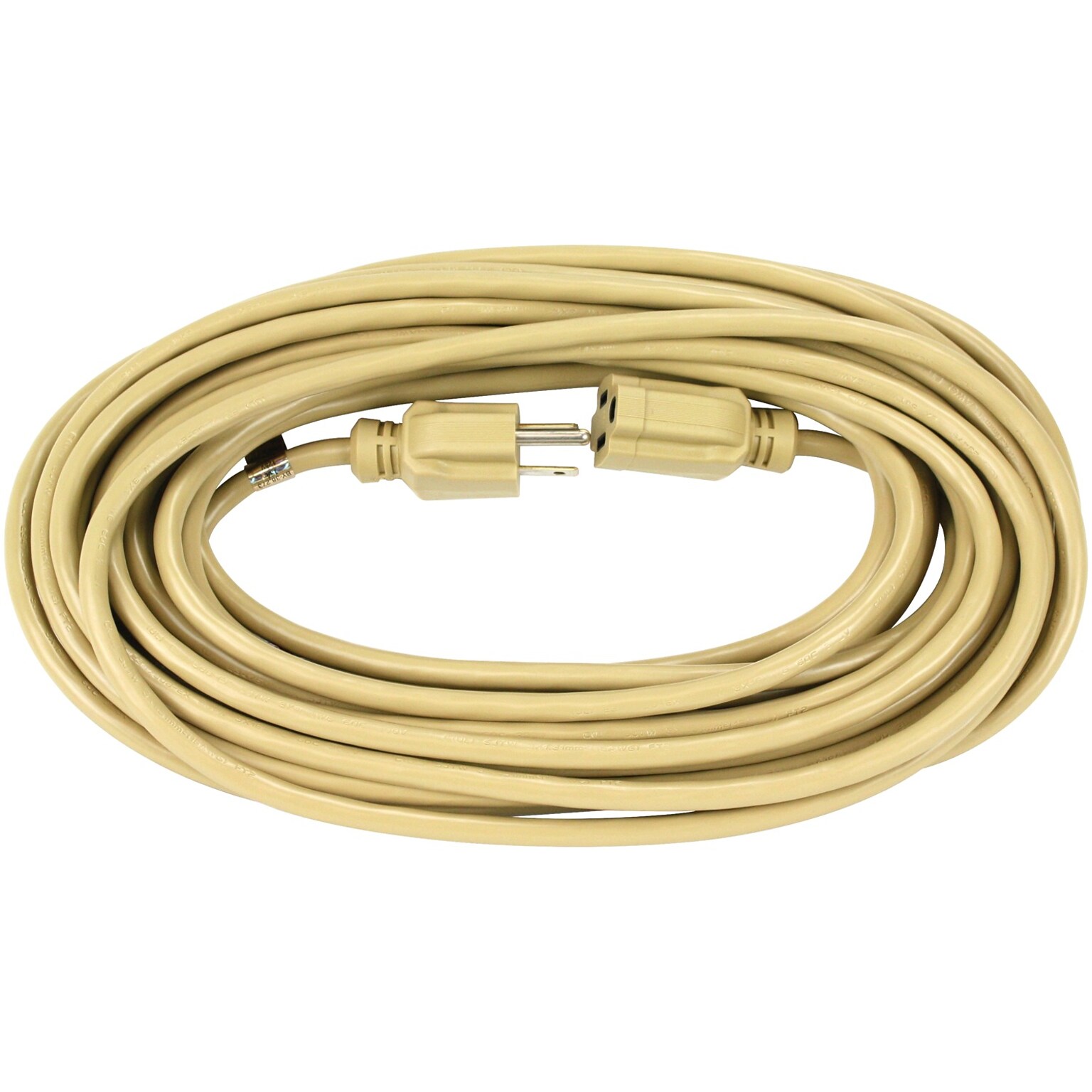 PRIME 35 Indoor/Outdoor Extension Cord, 16 AWG, Beige (EC884627)