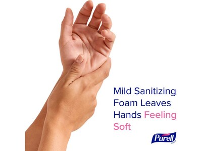 PURELL Foaming Hand Sanitizer Refill for ES10 Dispenser, Clean Scent, 1200 mL., 2/Carton (8353-02)