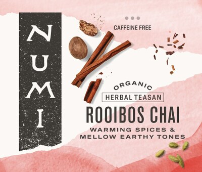 Numi Rooibos Chai Tea Bags, 18/Box (10200)
