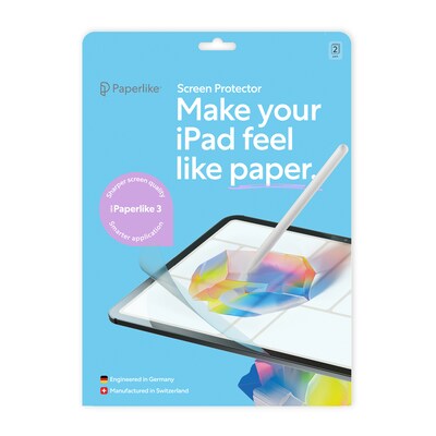 Paperlike 3 Scratch-Resistant PET Screen Protector for iPad Pro 11, 2/Pack (PL3-11-24)