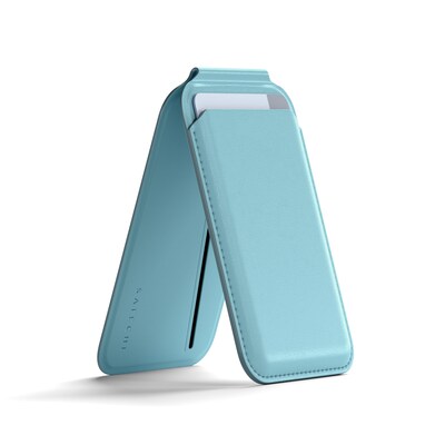 Magnetic Wallet Stand, Magsafe Compatible (Light Blue)