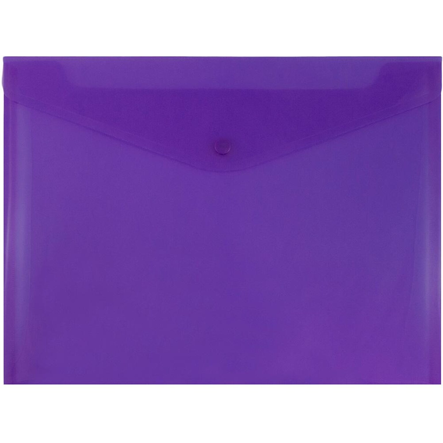 JAM Paper Premium Plastic Document File, Letter, Purple, 3/Pack (218S0PUX3)