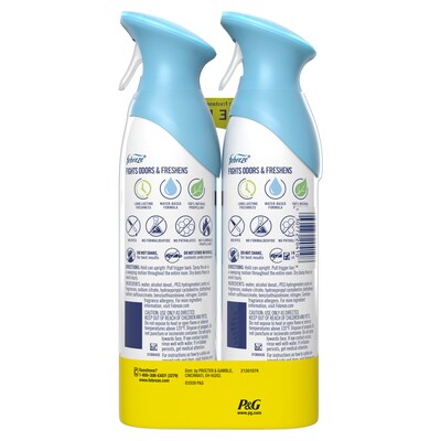 Febreze Air Mist Air Freshener Spray, Linen & Sky Scent, 8.1 oz., 2/Pack (4108/77995)