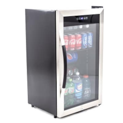 Avanti 3 Cu. Ft. Refrigerator, 108 Can Beverage Center, Black/Stainless Steel (BCA306SS-IS)