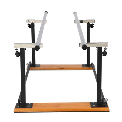 Viva Comfort 7 ft. Foldable Physical Therapy Parallel Bars with Adjustable Height, 350 lbs. Capacity, Black (ADI905-01-MK)