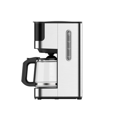 Melitta Aroma Tocco 10-Cup Automatic Drip Coffee Maker, Black/Stainless Steel (MCM009PULBK0)