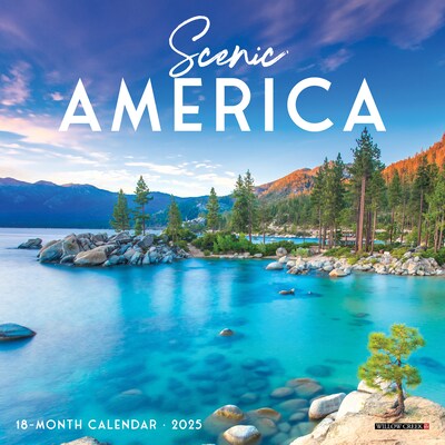 2025 Willow Creek Scenic America 7 x 7 Monthly Wall Calendar  (48238)