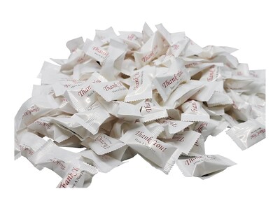 Stewart Candy Company Mints Thank You! Have A Nice Day Soft Peppermints, 7.9 lbs., 1000 Pieces/Carton (CJ-3007 P)