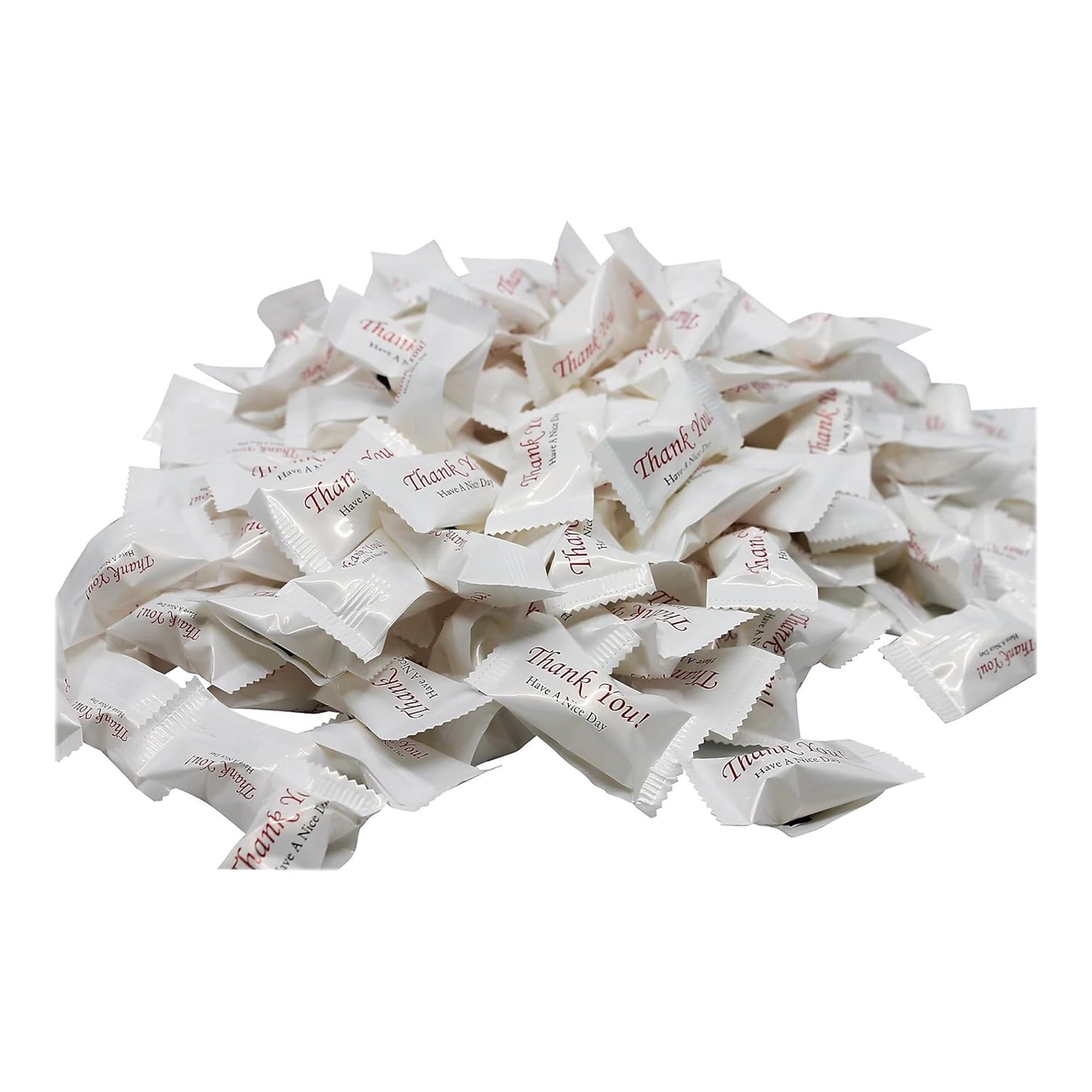 Stewart Candy Company Mints Thank You! Have A Nice Day Soft Peppermints, 7.9 lbs., 1000 Pieces/Carton (CJ-3007 P)