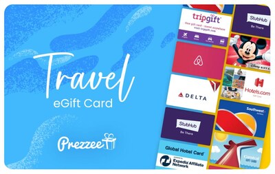 $1,000 Prezzee Travel Experience eGift Card - 9 Top Brands