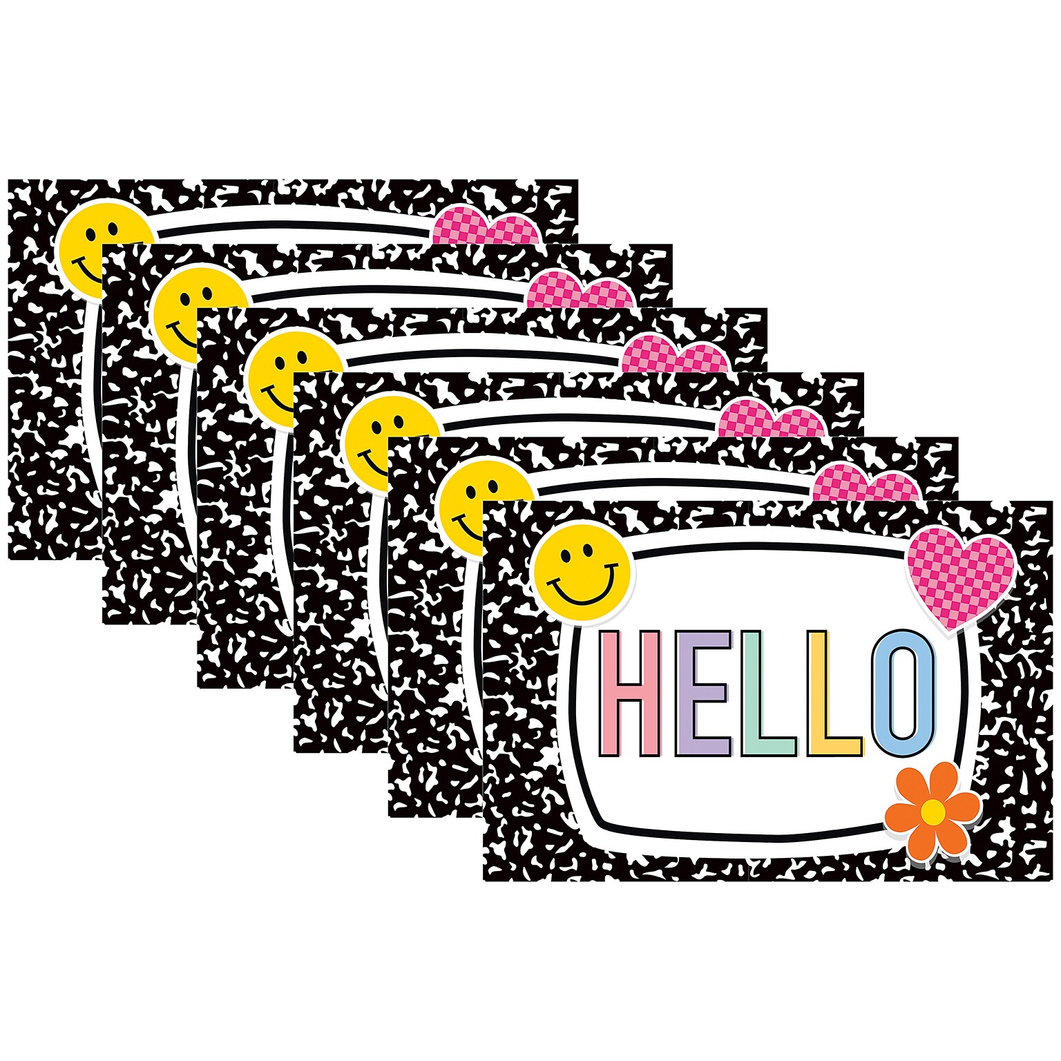 Teacher Created Resources Cool for School Hello General Use Postcards, Multicolored, 30/Pack, 6 Packs/Bundle (TCR9322-6)