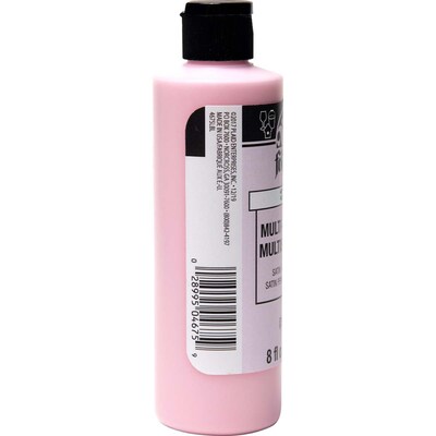 FolkArt Acrylic Paint Multi-Surface Satin, 8oz., Baby Pink, 3/Pack(FLK4675-3)