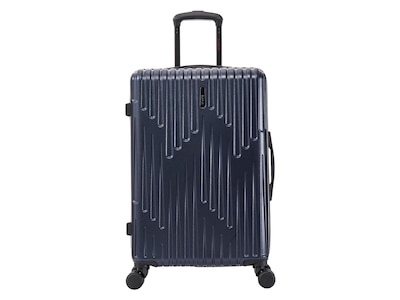 InUSA Drip 28.37 Hardside Suitcase, 4-Wheeled Spinner, Blue (IUDRI00M-BLU)